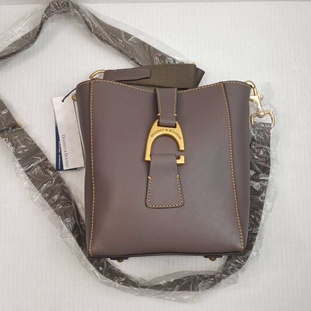 Dooney & Bourke Emerson Michaela Taupe Crossbody Bag